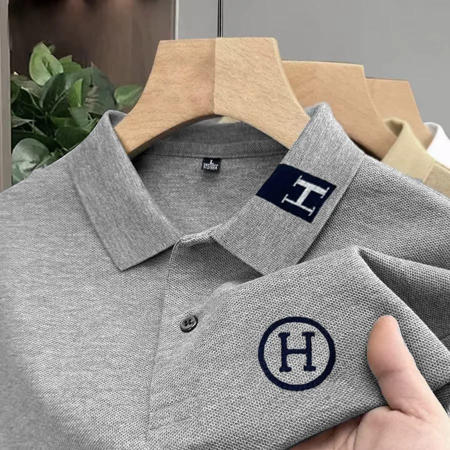 Polo brodé pour homme 4