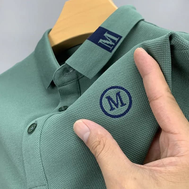Polo brodé pour homme 3