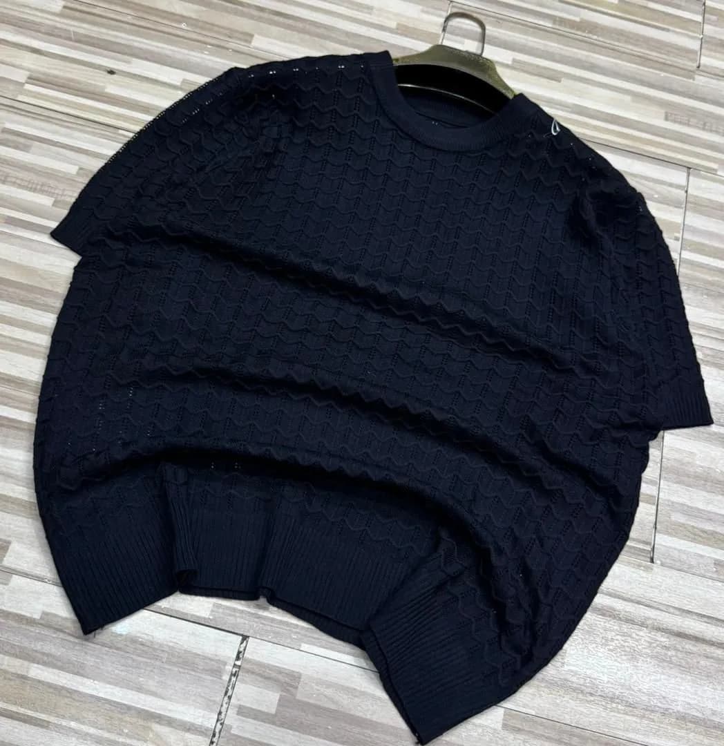 Polo Élégance Texturé en coton 1