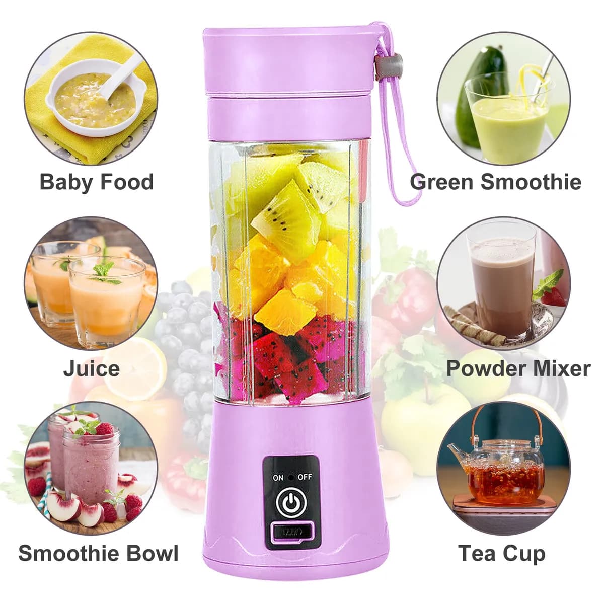 Blender portable pour smoothies et milkshakes 2
