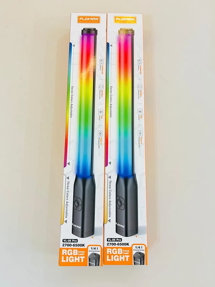 🌈 PLOKAMA VL-06 Pro — Le stick lumineux RGB qui change tout 5
