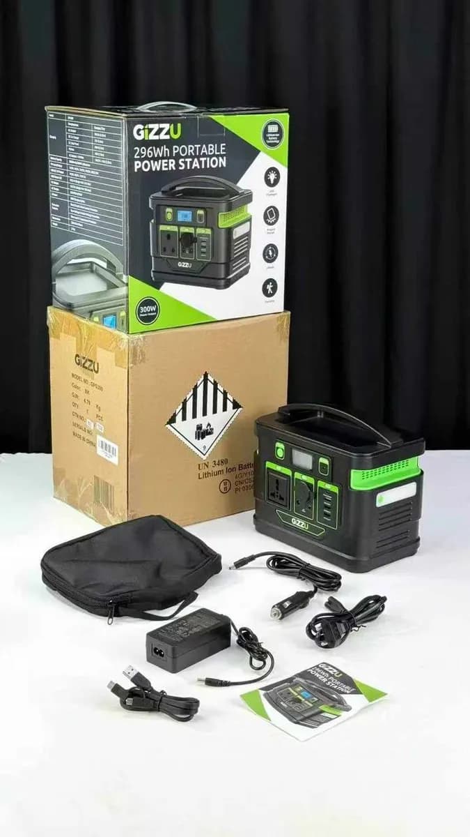 🔋 Power Station Gizzu 300W (296Wh) 1