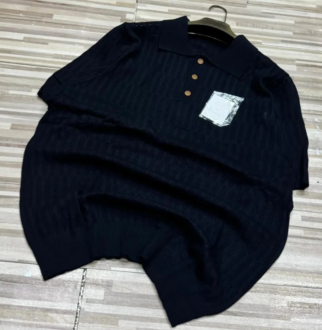 Polo Élégance Texturé en coton 2