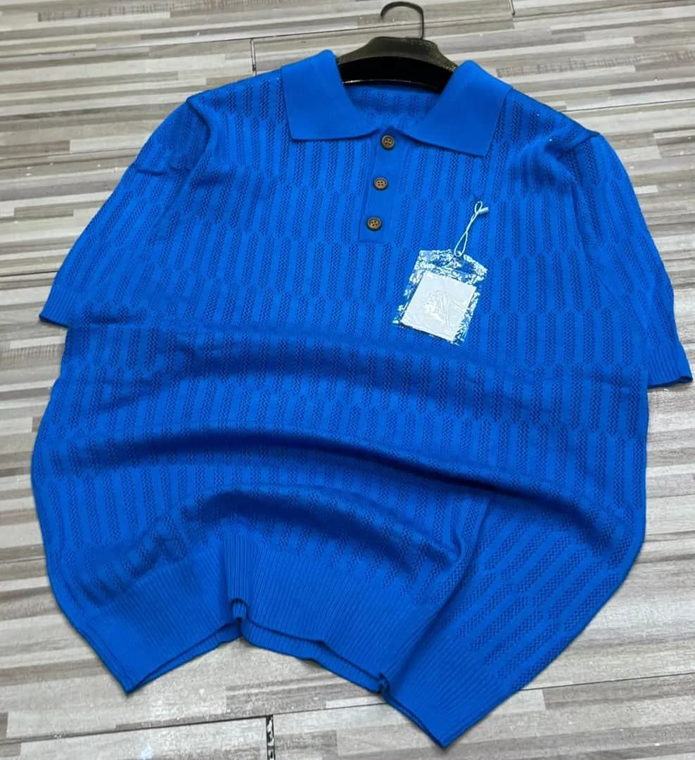 Polo Élégance Texturé en coton 3