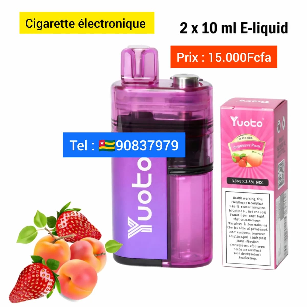 Cigarette électronique rechargeable 