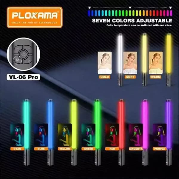 🌈 PLOKAMA VL-06 Pro — Le stick lumineux RGB qui change tout 1