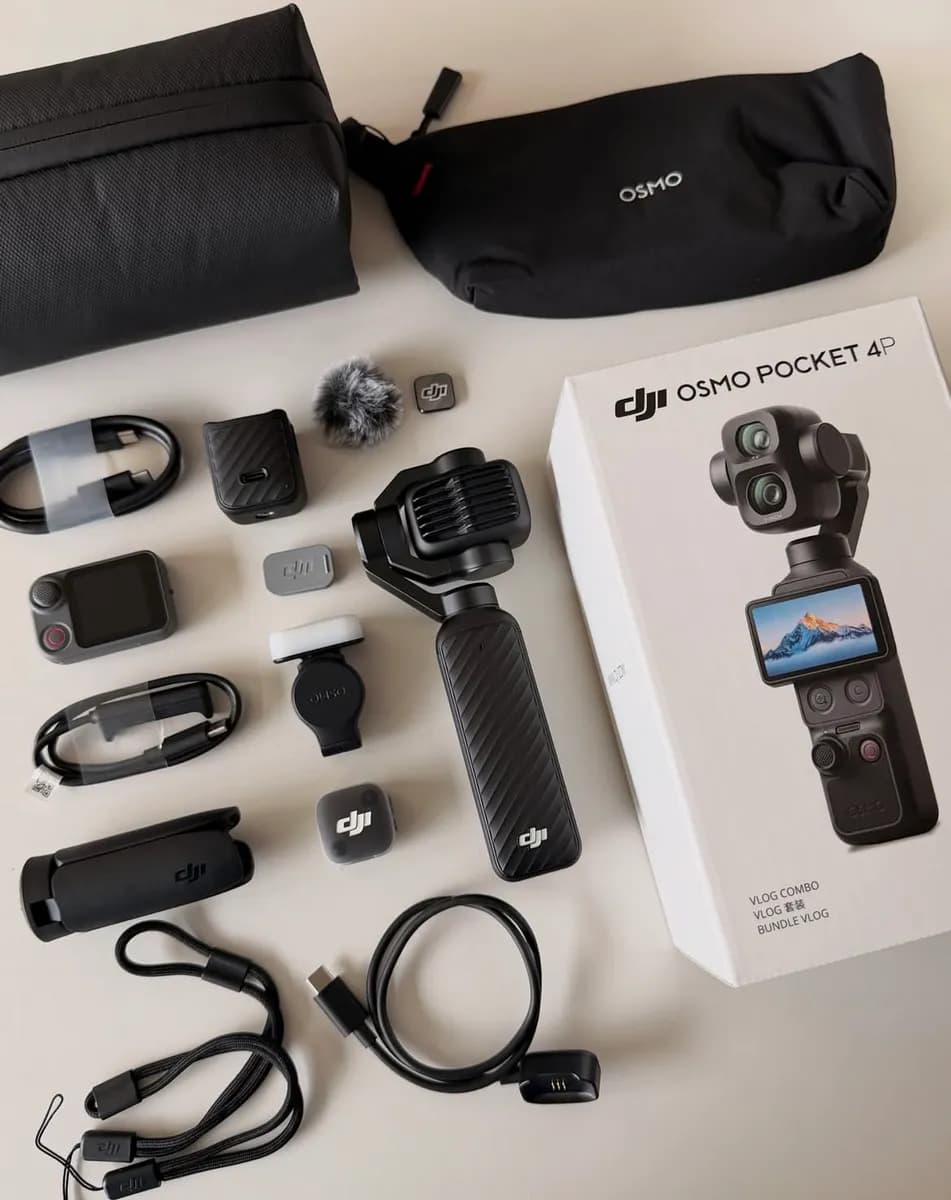 DJI OSMO POCKET 4p ( Vlog Combo ) - Caméra de Poche  - 4