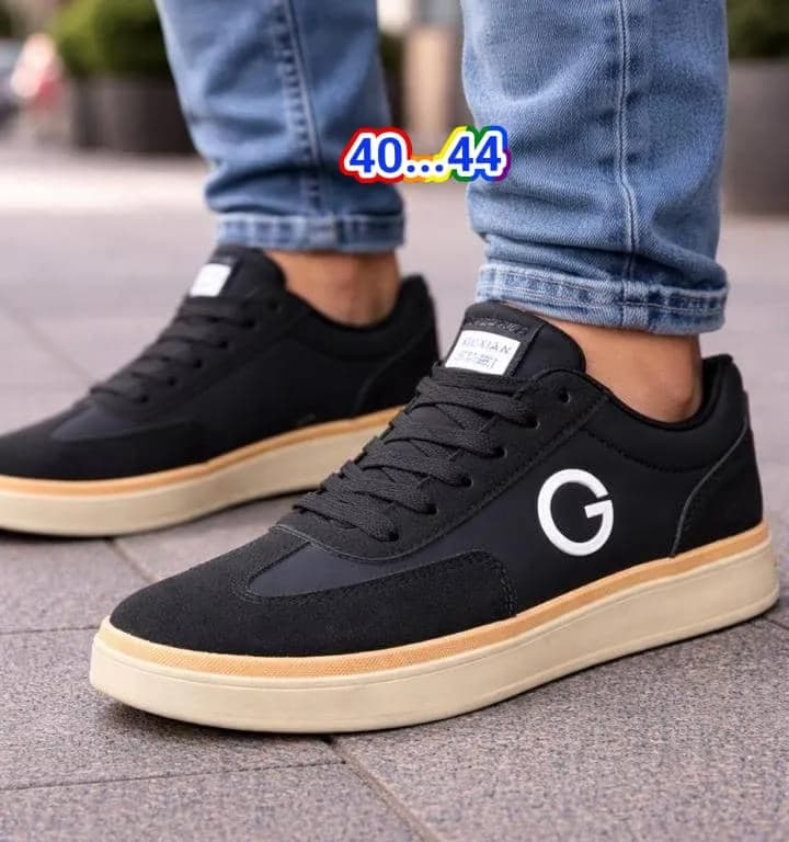 Sneakers Homme – Logo G | Semelle Beige