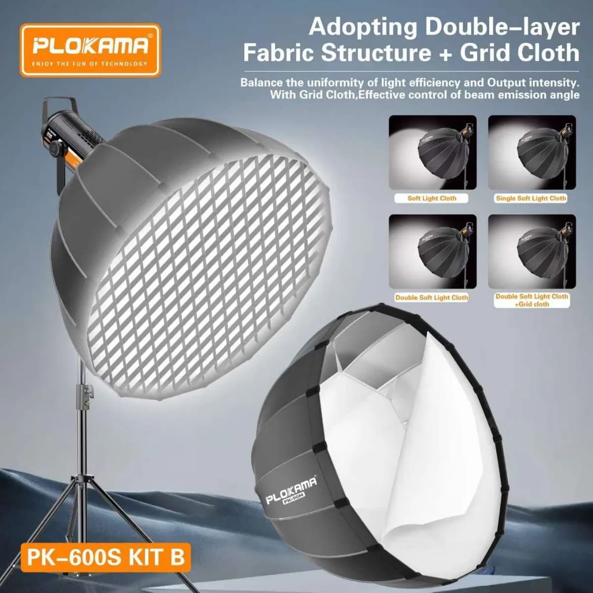 Projecteur +Softbox PLOKAMA