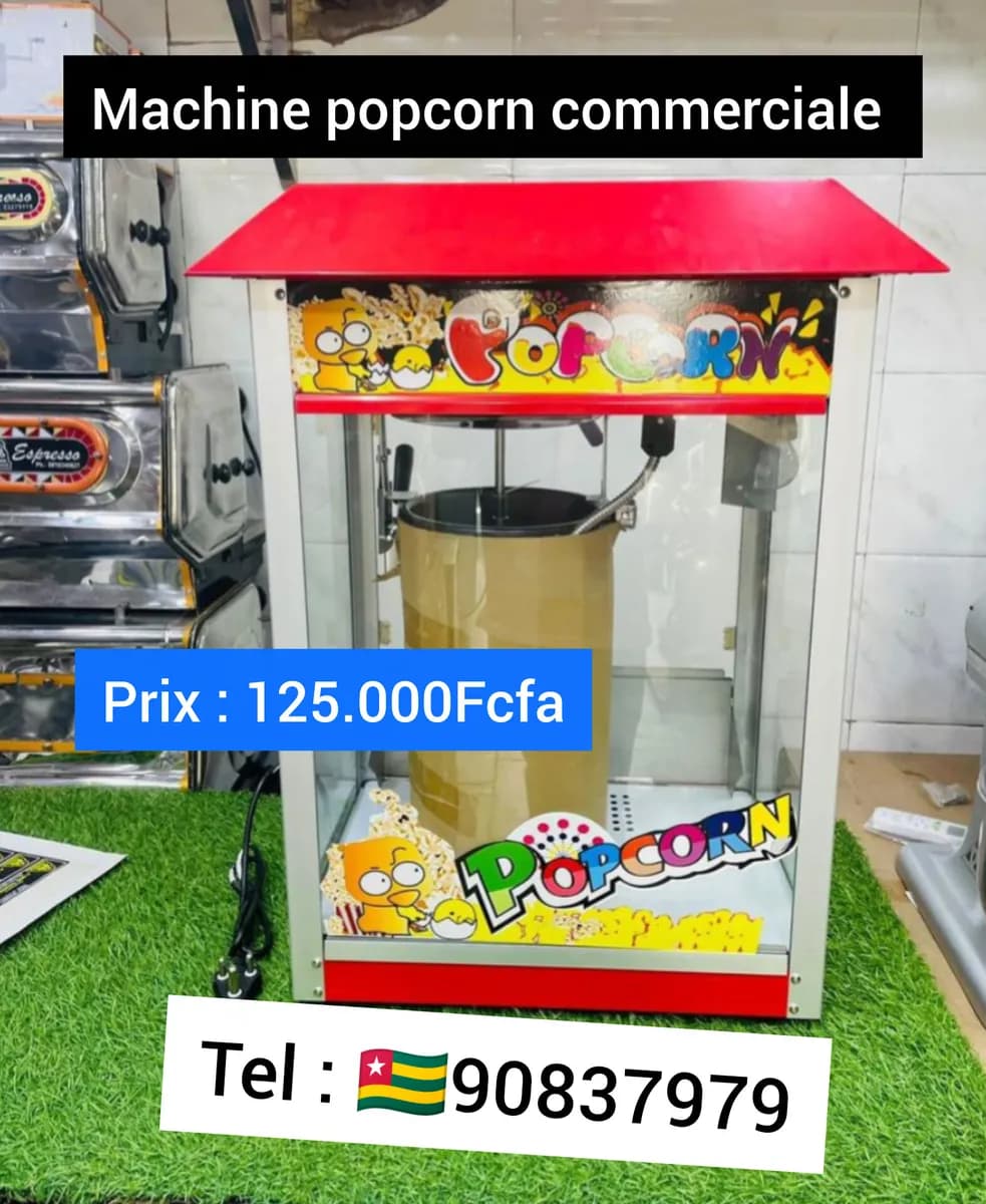 Popcorn machine commerciale