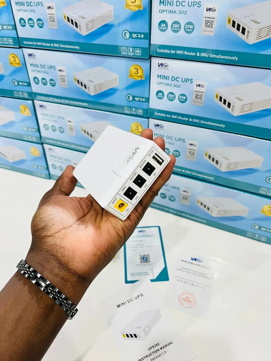 🔋 WGP Mini DC UPS 302  Powerbank pour routeur, caméra etc 2