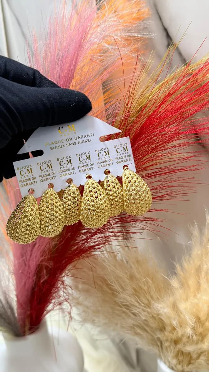   Arrivage des boucles imitation sunbelle   2