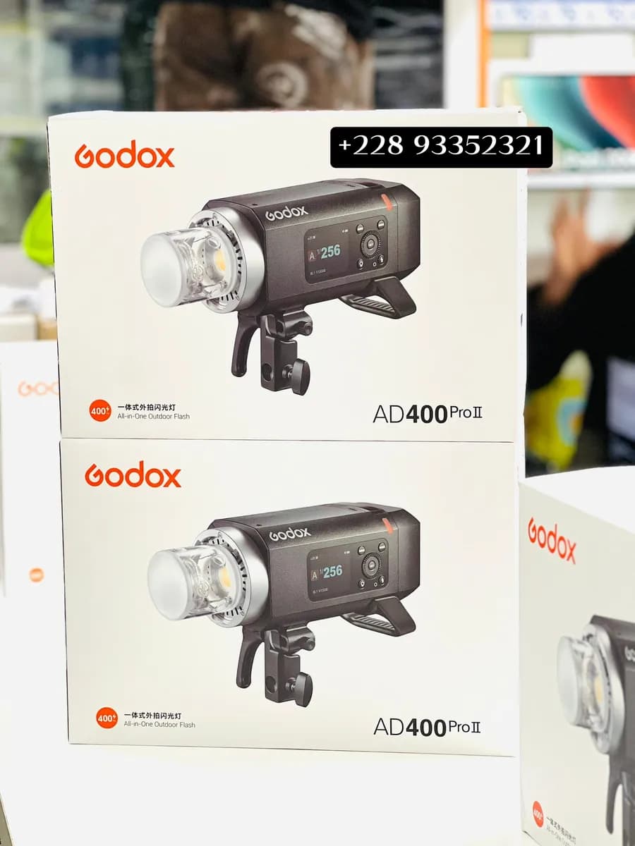 📸 Godox AD400 Pro II 🏆 Flash All-in-One Professionnel 4