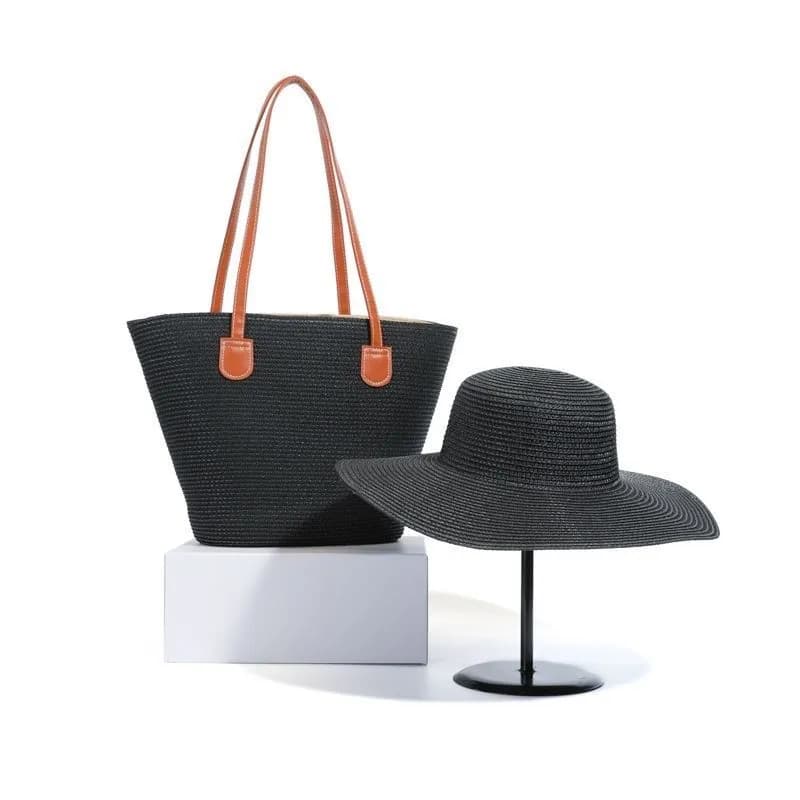 Complet sac et chapeau pour plage